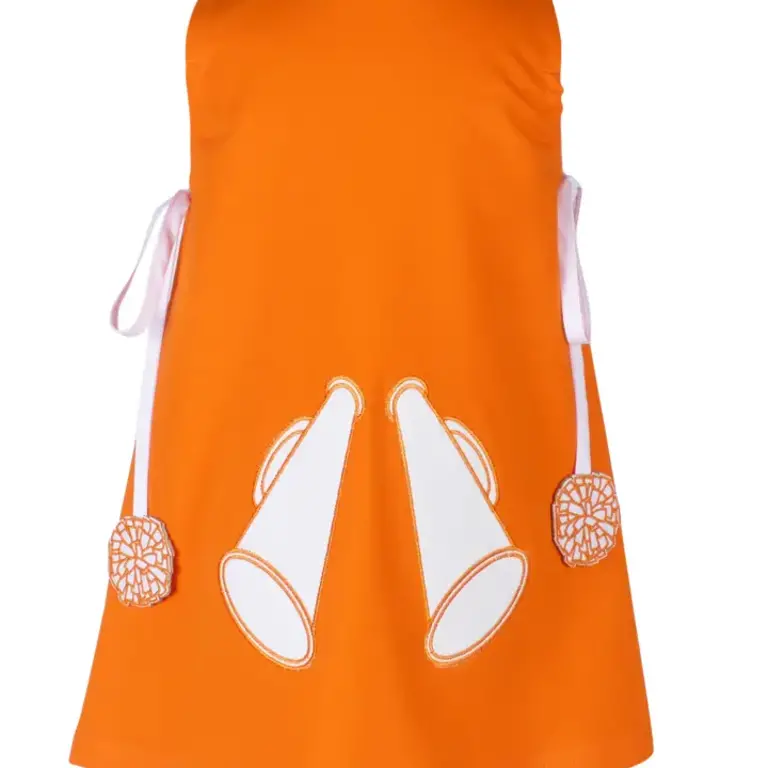 The Yellow Lamb Orange Megaphone Jumper Dress