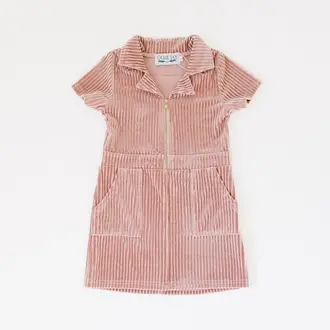 Ollie Jay Blush Corduroy Dress