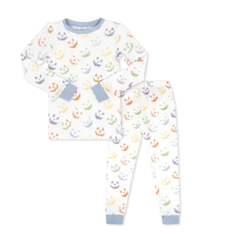 Lullaby Set Sweet Pea PJ Set Peek A Boo Park Blue