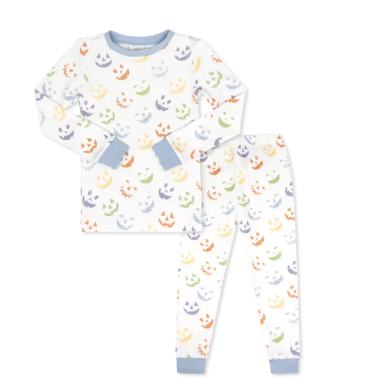 Lullaby Set Sweet Pea PJ Set Peek A Boo Park Blue