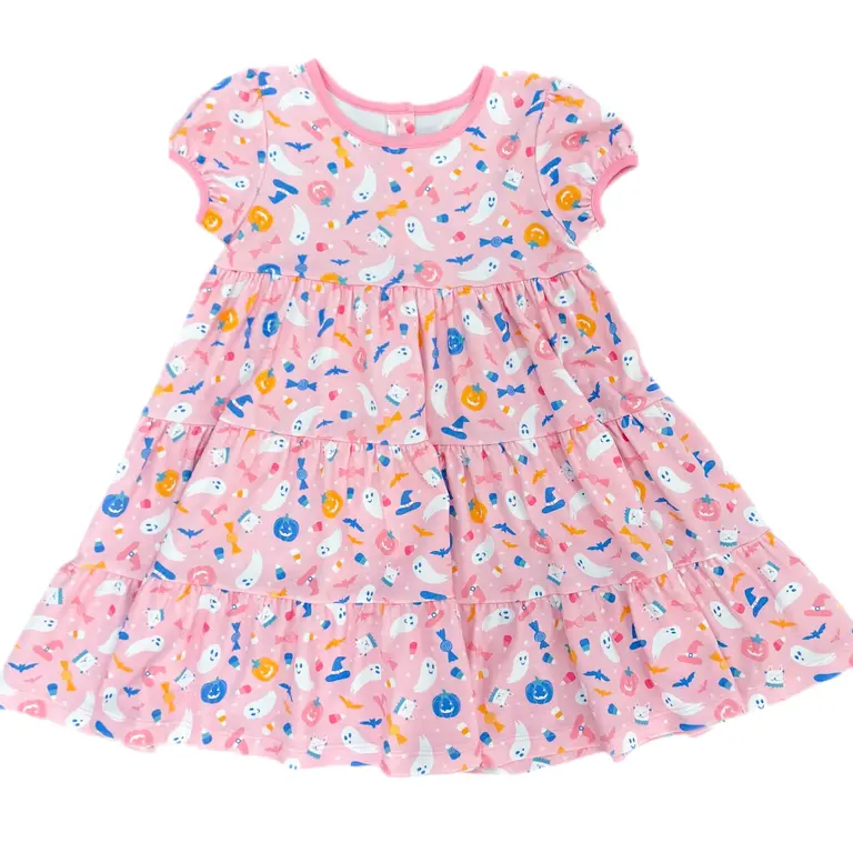 James And Lottie No Tricks Just Treats Twirl Dress