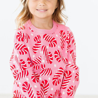 Mila & Rose Candy Canes Sweater