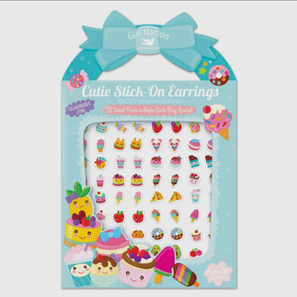 Girl Nation Sweet Treats Stick-On Earrings