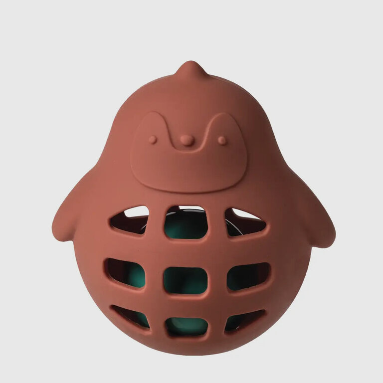 Mary Meyer Simply Silicone Penguin Roly Rattle