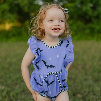 Posh Pickle Batty Purple Knit Bat Bubble