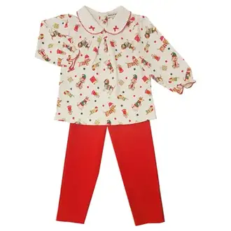 Marco & Lizzy Christmas Dogs Legging Set