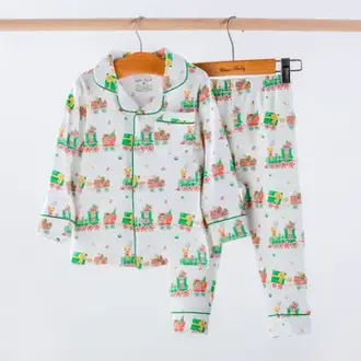 Nola Tawk Santa's Sweet Express Organic Cotton Pajama