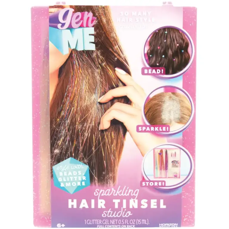 US Toy Company Sparkle Hair Tinsel Studio Set