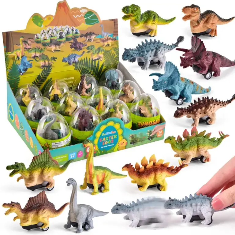 Fun Little Toys Pull Back Dino Egg