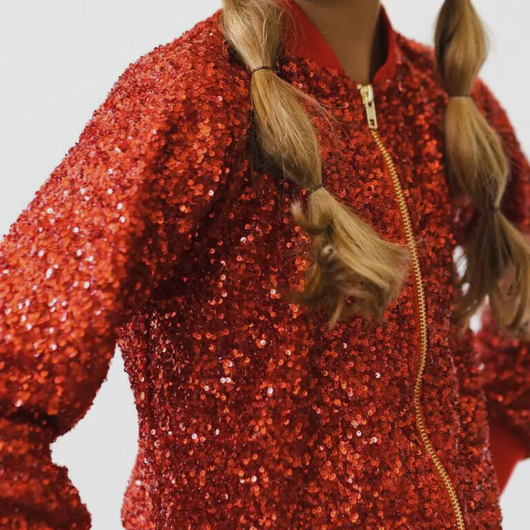 Mila & Rose Red Sequin Jacket