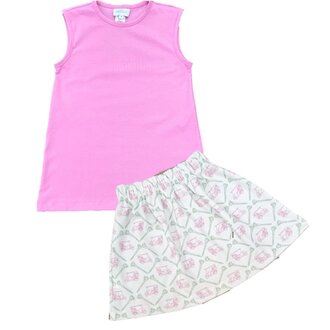 James And Lottie Lets PAR-TEE Knit Sally Skirt Set