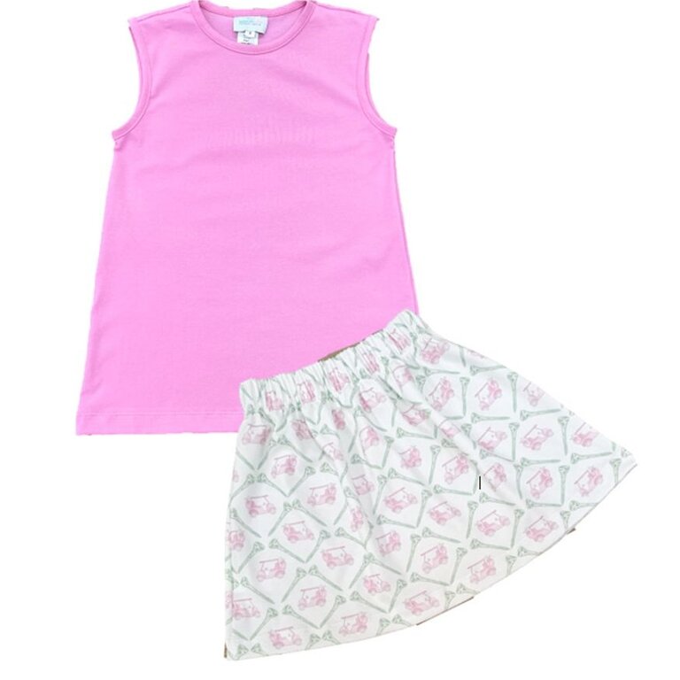 James And Lottie Lets PAR-TEE Knit Sally Skirt Set