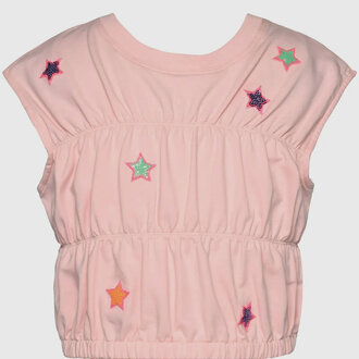 hannah banana Ruched Star Patch Top