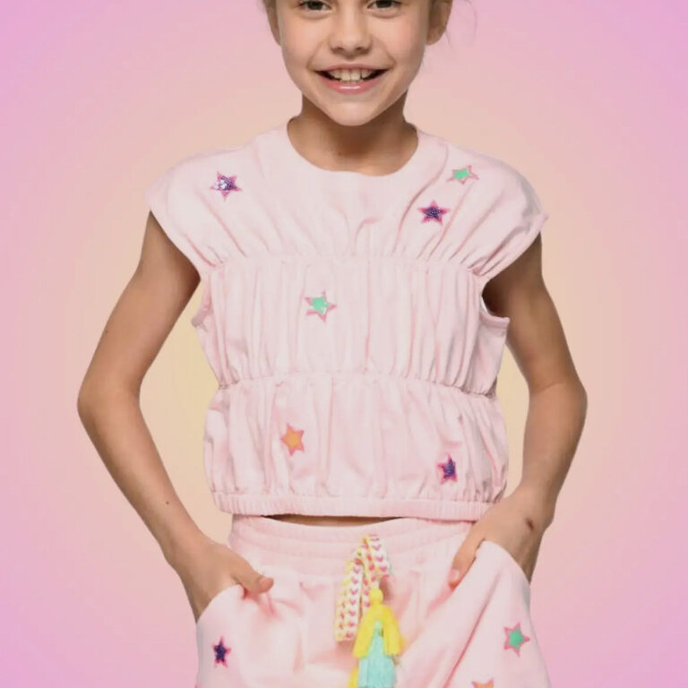 hannah banana Star Patch Tasel Short