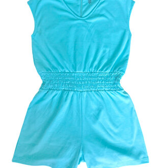 Be Elizabeth Knit Turquoise Romper