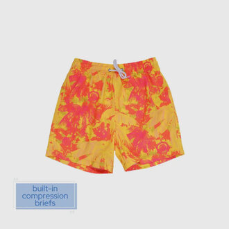 Blueberry Bay Galactic Moon Swim Trunks