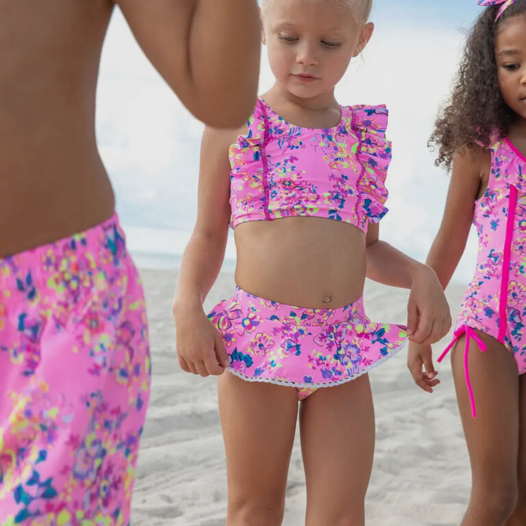 Blueberry Bay Poolside Escape Two Piece Swimsuit