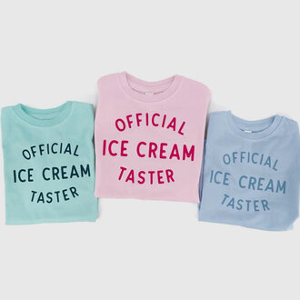 The Wishing Elephant Official Ice Cream Taster Tee - Blue