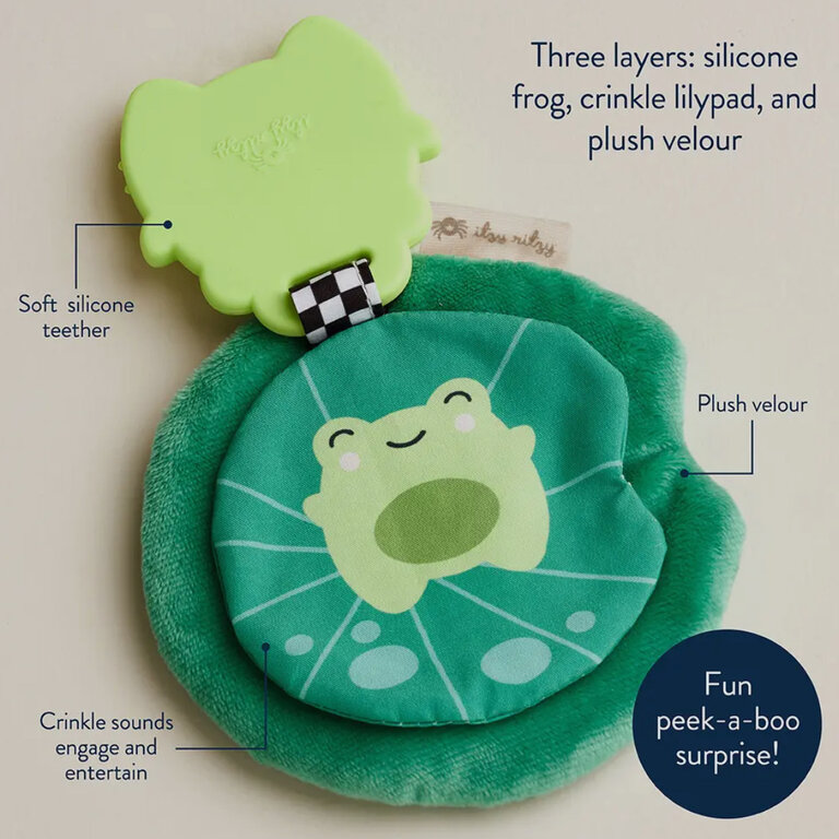 Itzy Ritzy Sweetie Crinkle Frog