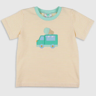 Shrimp and Grits Kids Boys Ice Cream Truck Tee