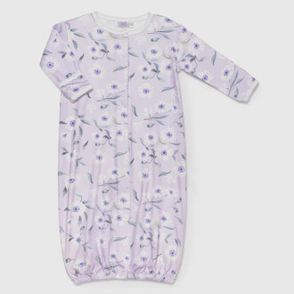 Lavender Bow White Poppy Converter Gown