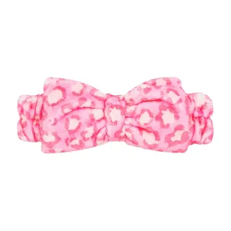 Macaron & Me Pink Leopard Spa Headband