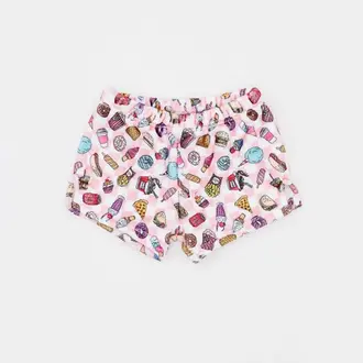 Macaron & Me Foodie Plush PJ Shorts