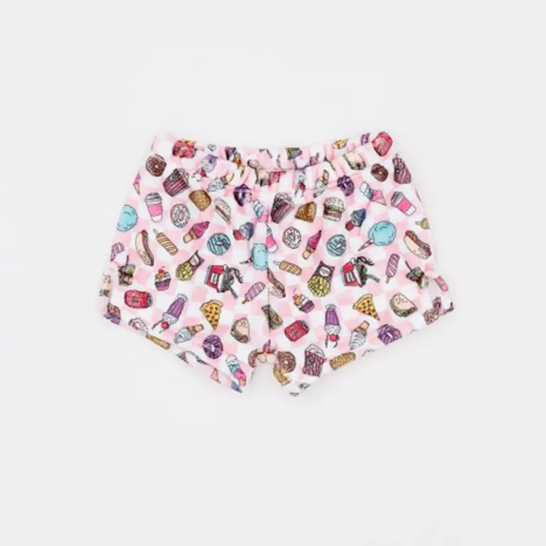 Macaron & Me Foodie Plush PJ Shorts