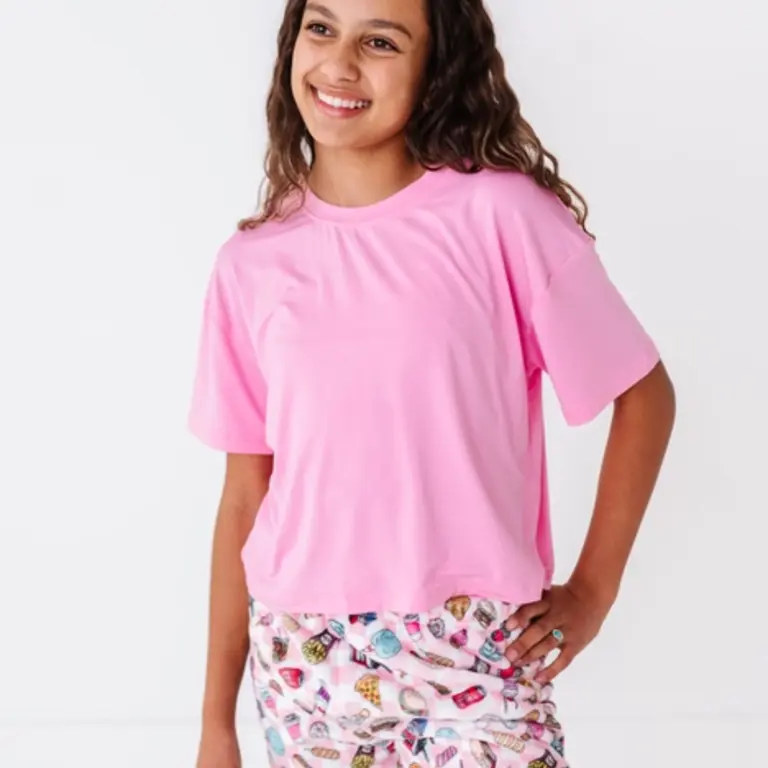 Macaron & Me Foodie Plush PJ Shorts