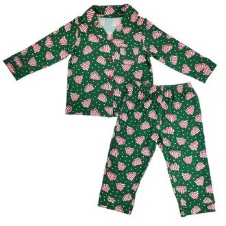 Little One Shop Tree Treats Bamboo Button Up Set