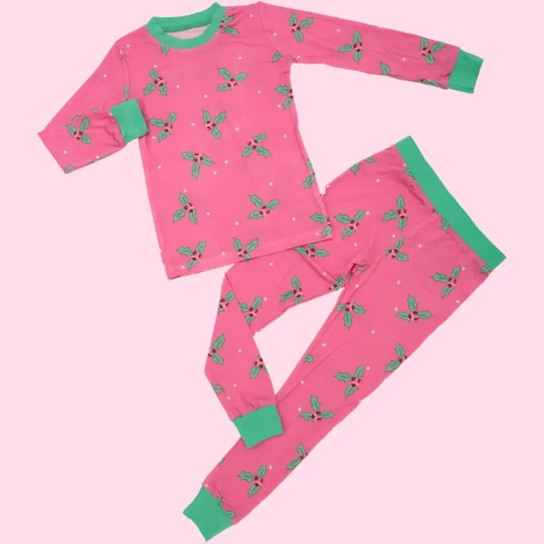 Mainstreet Collection Holly Jolly Bamboo PJ Set
