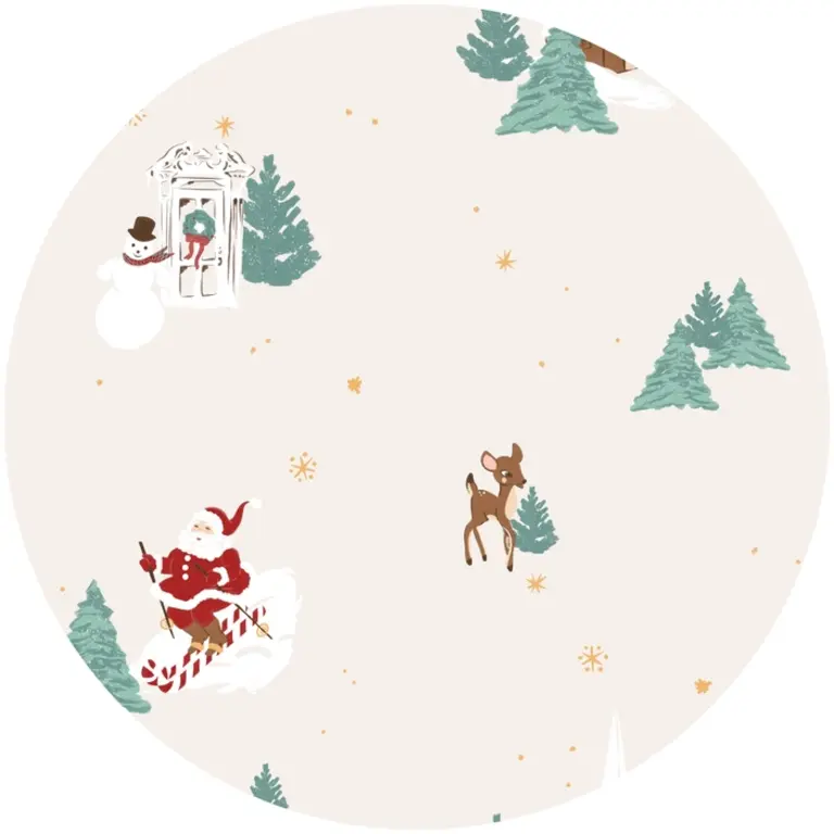 Mainstreet Collection Santa's Snow Day Bamboo Onesie