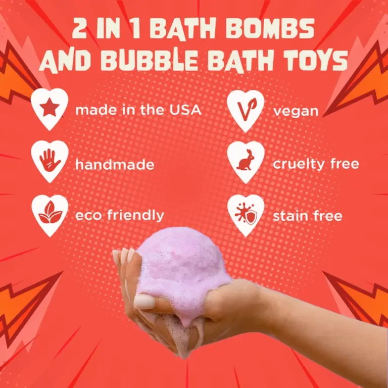 Two Sisters Spa Superhero Surprise Bath Bomb