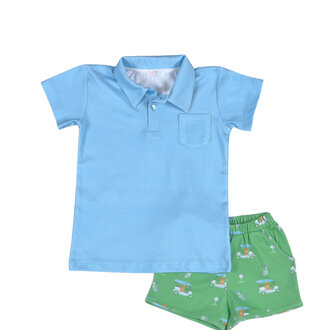 Baby Loren Golf Buddies Boy Short Set