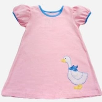 Lil Kids Clothing Silly Goose Girls Applique Dress