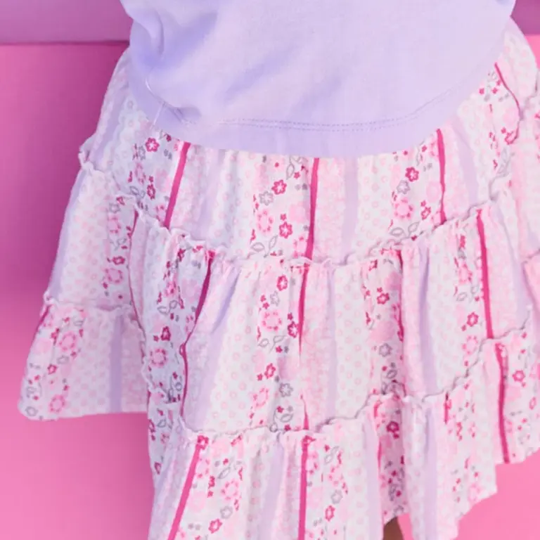 Bisby Natalie Skort - Floral Stripe