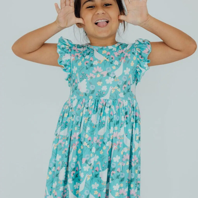 Mila & Rose Silly Goose Flutter Dress