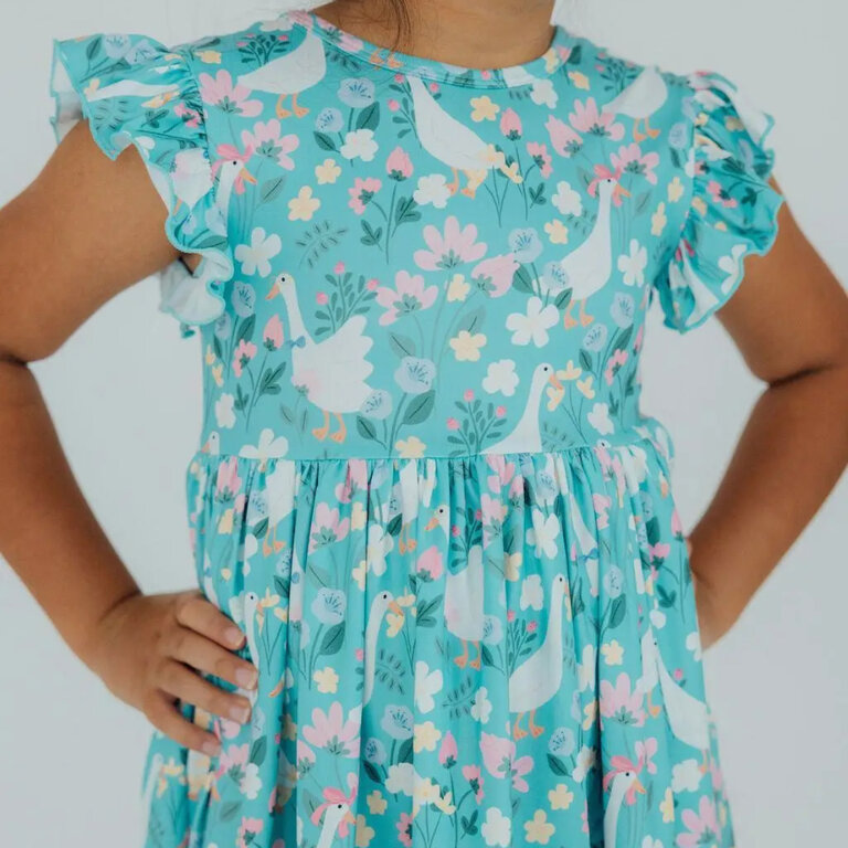 Mila & Rose Silly Goose Flutter Dress