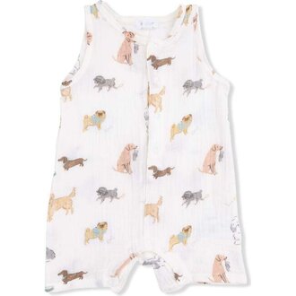 Angel Dear Awesome Dogs Shortie Romper