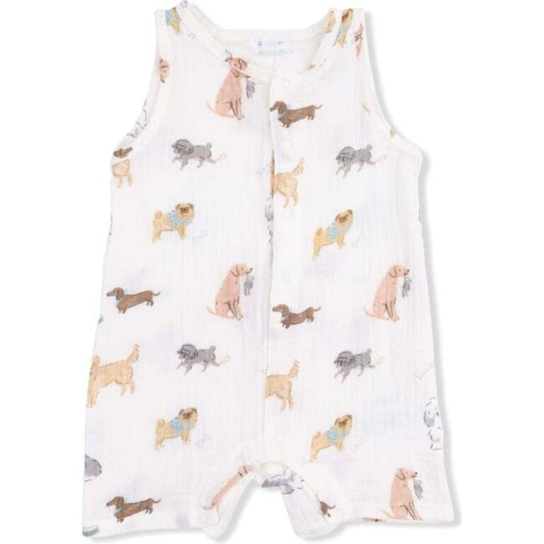 Angel Dear Awesome Dogs Shortie Romper