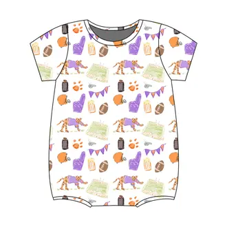 Three Little Ducks Bates Bubble- Game Day Tiger Paws