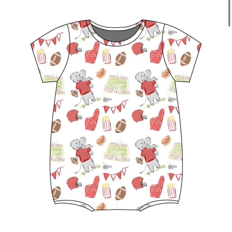 Three Little Ducks Bates Bubble - Game Day Elephant