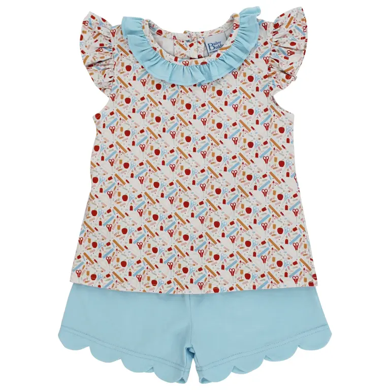 Bailey Boys School Days Girls Short Set
