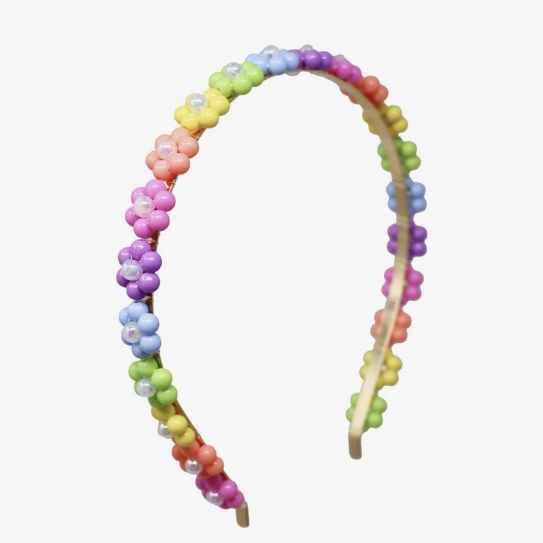 Pink Poppy Daisy Pop Headband