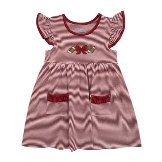 itsy bitsy Football Dress- Garnet