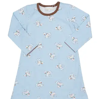 Oaks Apparel Mary Chase LS Bluebell Pups Dress
