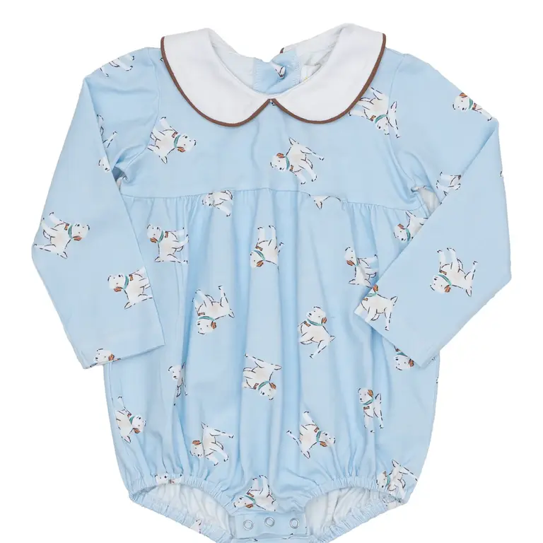 Oaks Apparel Hanks LS Bluebell Pups Bubble
