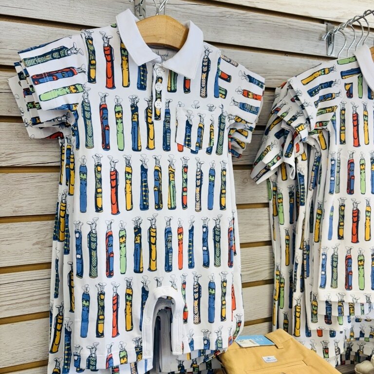 Heyward House Fore The Fun Collared Romper