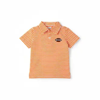 NTRL Co. Gameday Polo Orange and White
