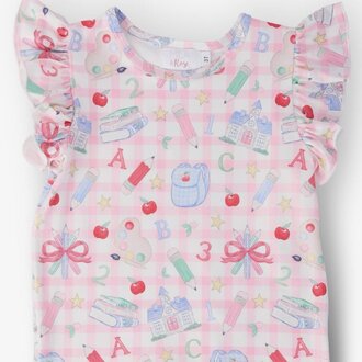 Mila & Rose School Days Ruffle Tee